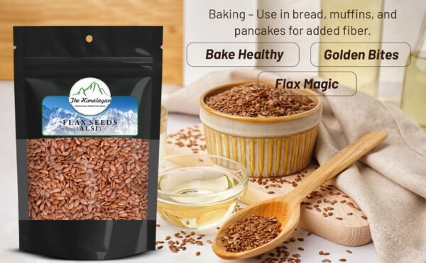 Natural Flax Seeds 900 gm - Image 5